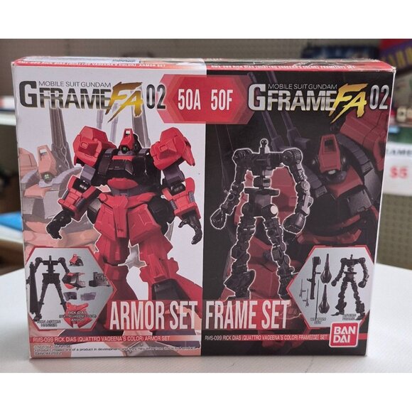 Bandai Mobile Suit Gundam G Frame FA 02 50A/50F Set - Picture 1 of 5
